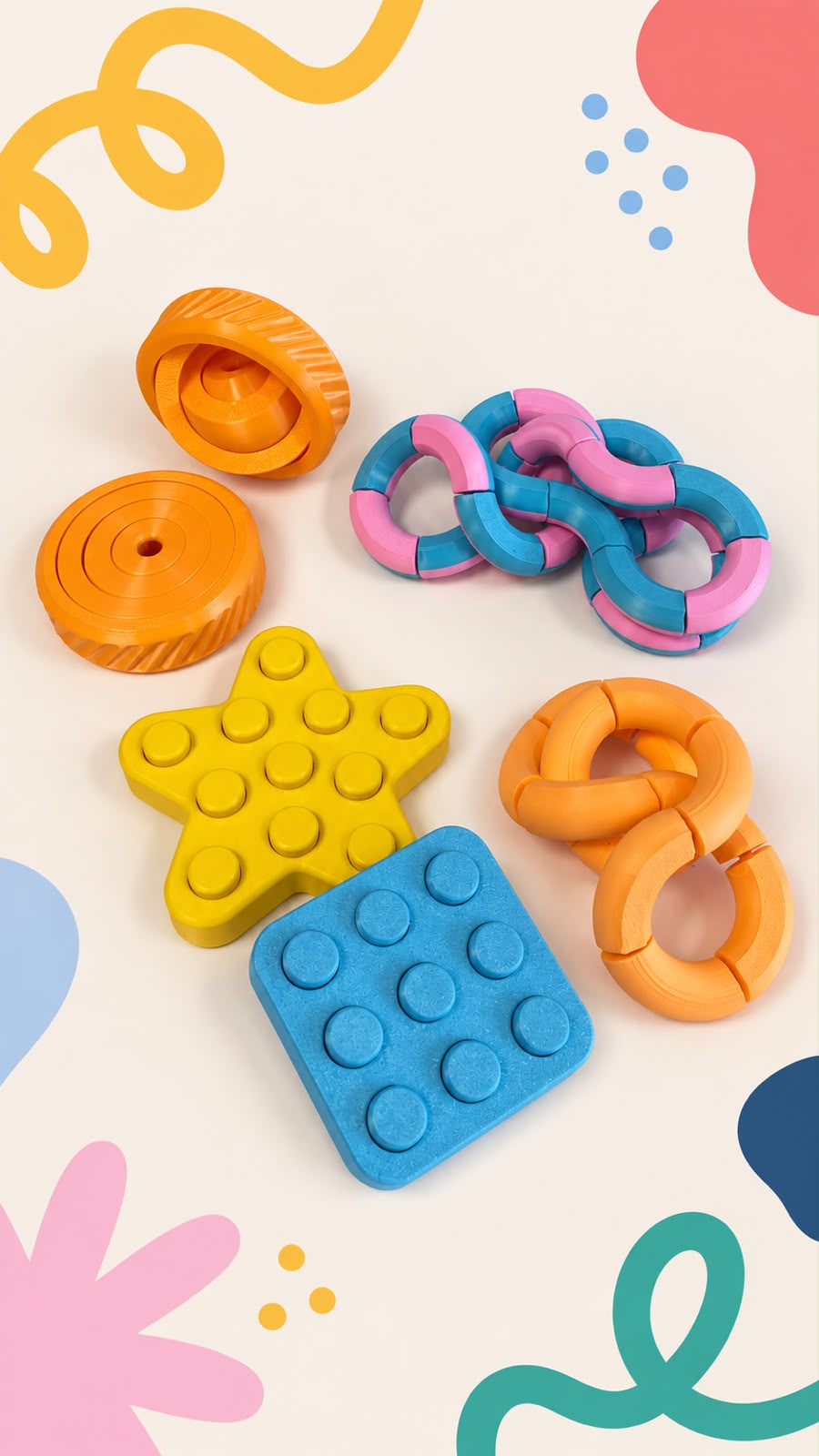 Kit Fidget Sensorial