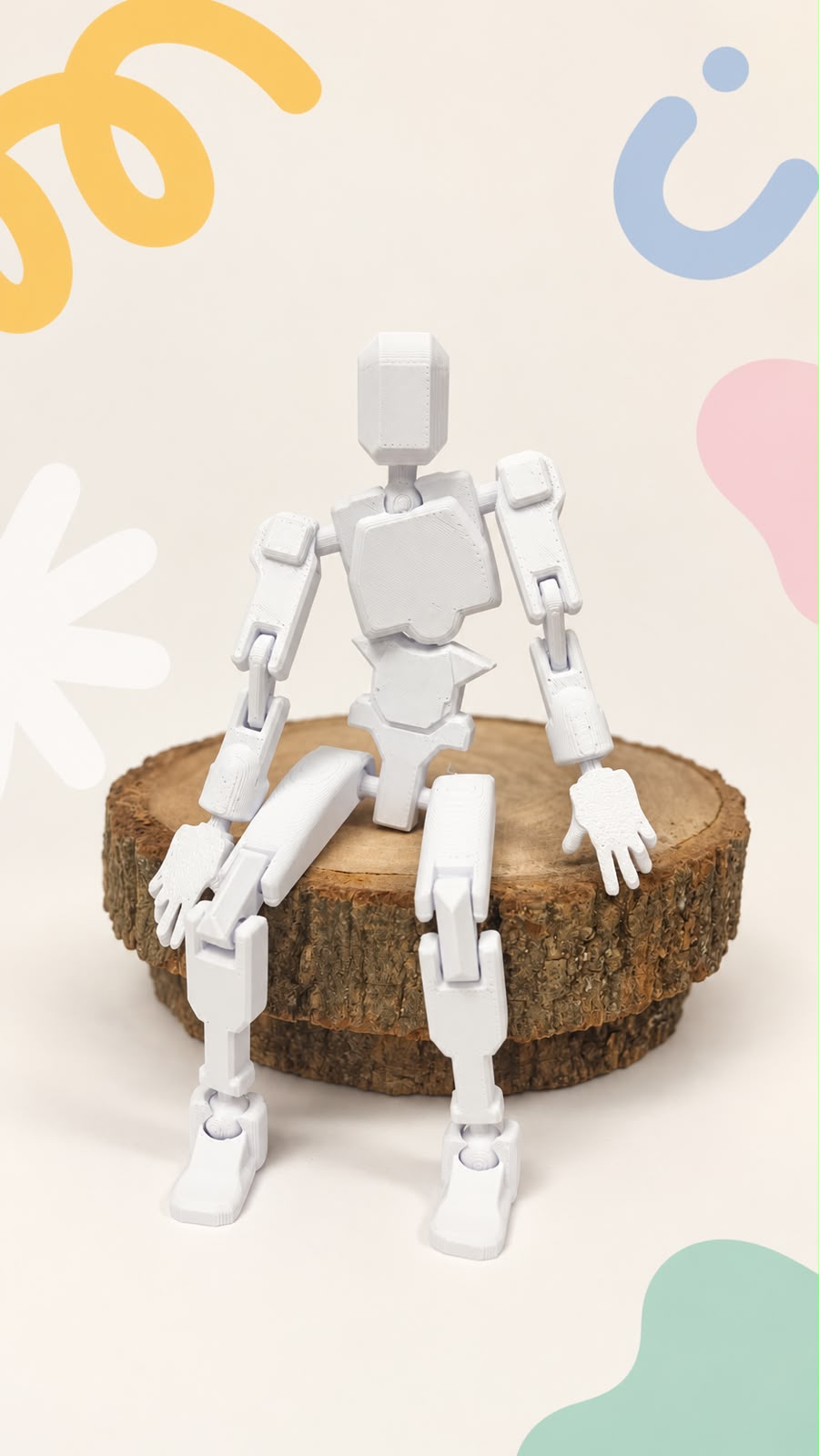 Dummy Articulado branco